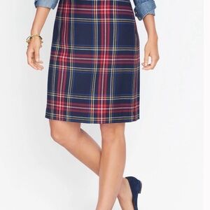 Talbots tartan plaid skirt,size 16